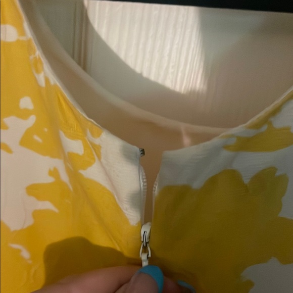Talbots Yellow and White Floral Dress - Picture 7 of 7